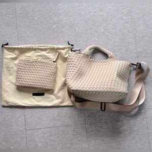 Naghedi St. Barth’s Mini Tote in Ecru